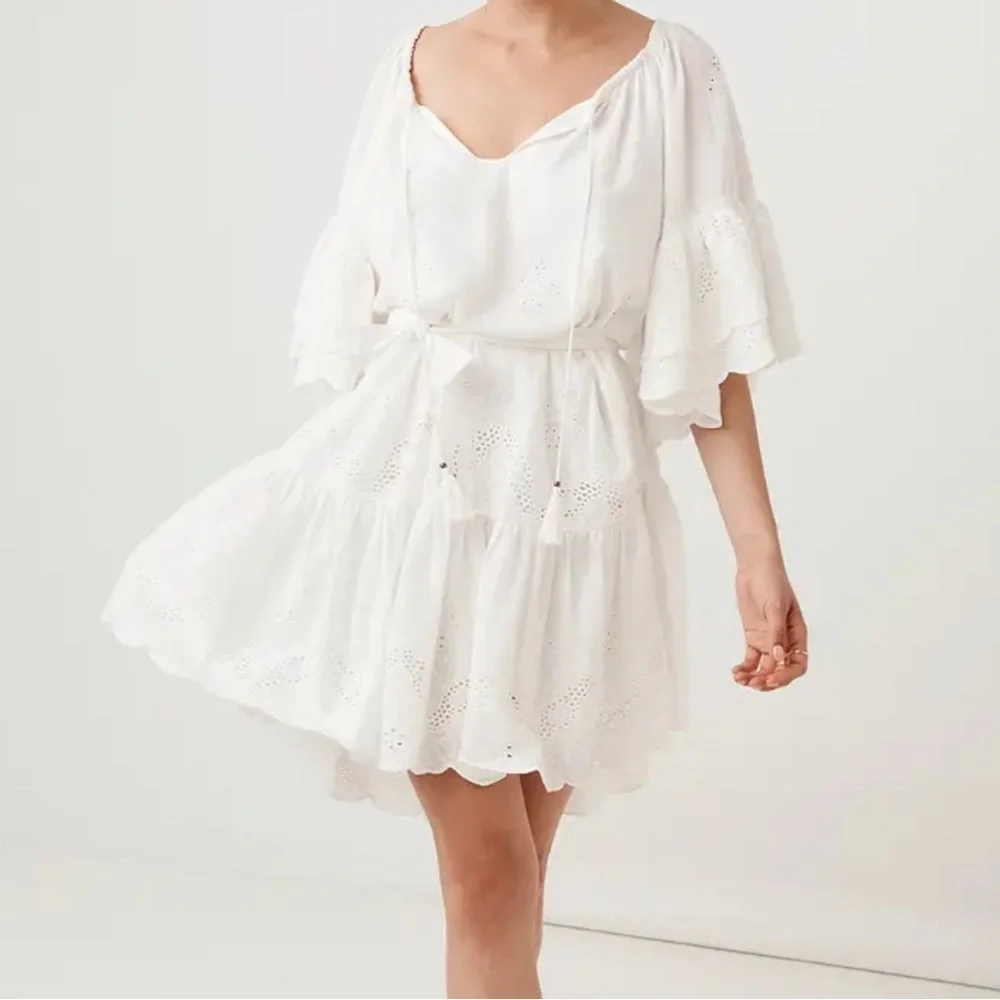 Rare Spell Capulet Broderie Anglaise Frill Smock Dress - Picture 4 of 9